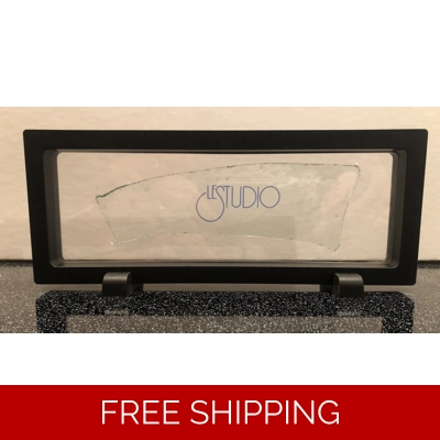 Piece of Le Studio Display Frame with piece of Glass from Le Studio Piece of Le Studio Display Frame with piece of Glass from Le Studio